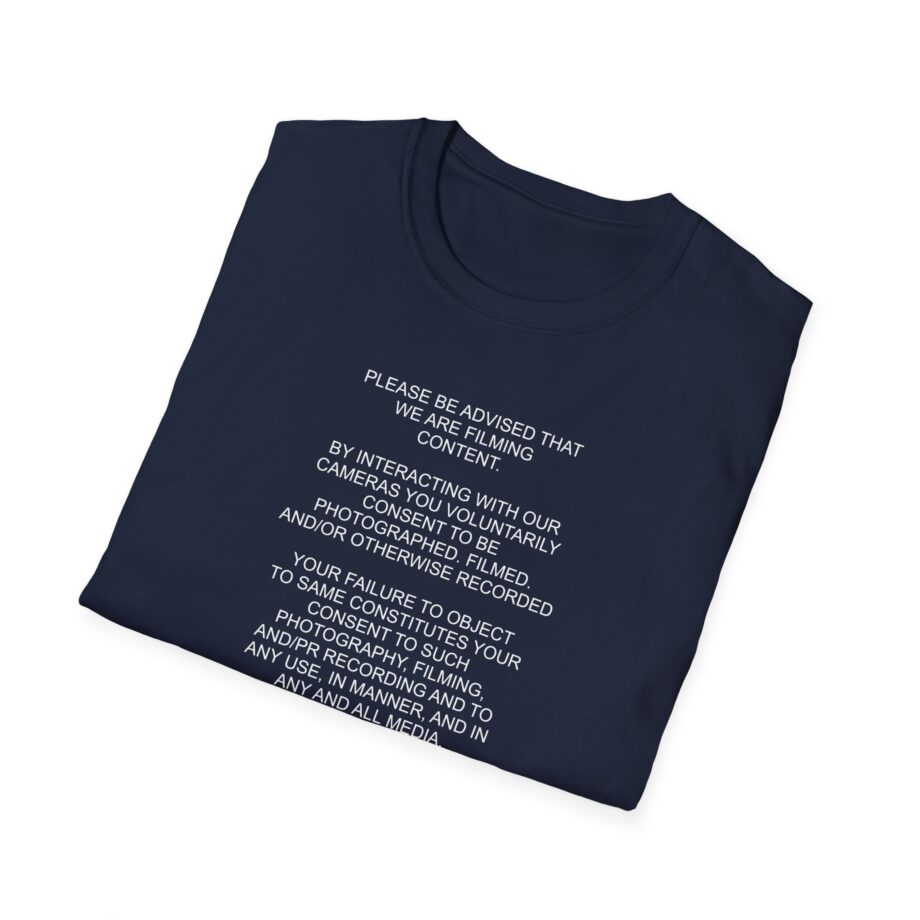 Nekrogoblikon We Are Filming Content Unisex Softstyle T-Shirt