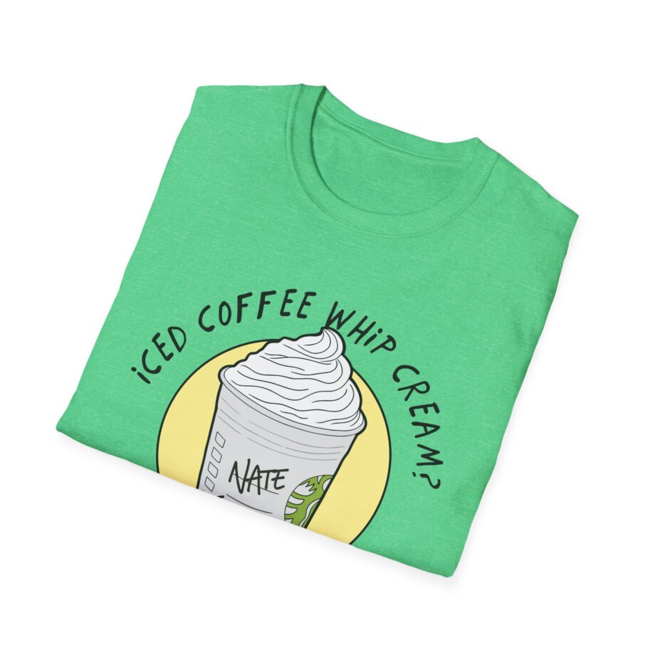 Nate Bargatze  Iced Coffee Whip Cream Unisex Softstyle T-Shirt