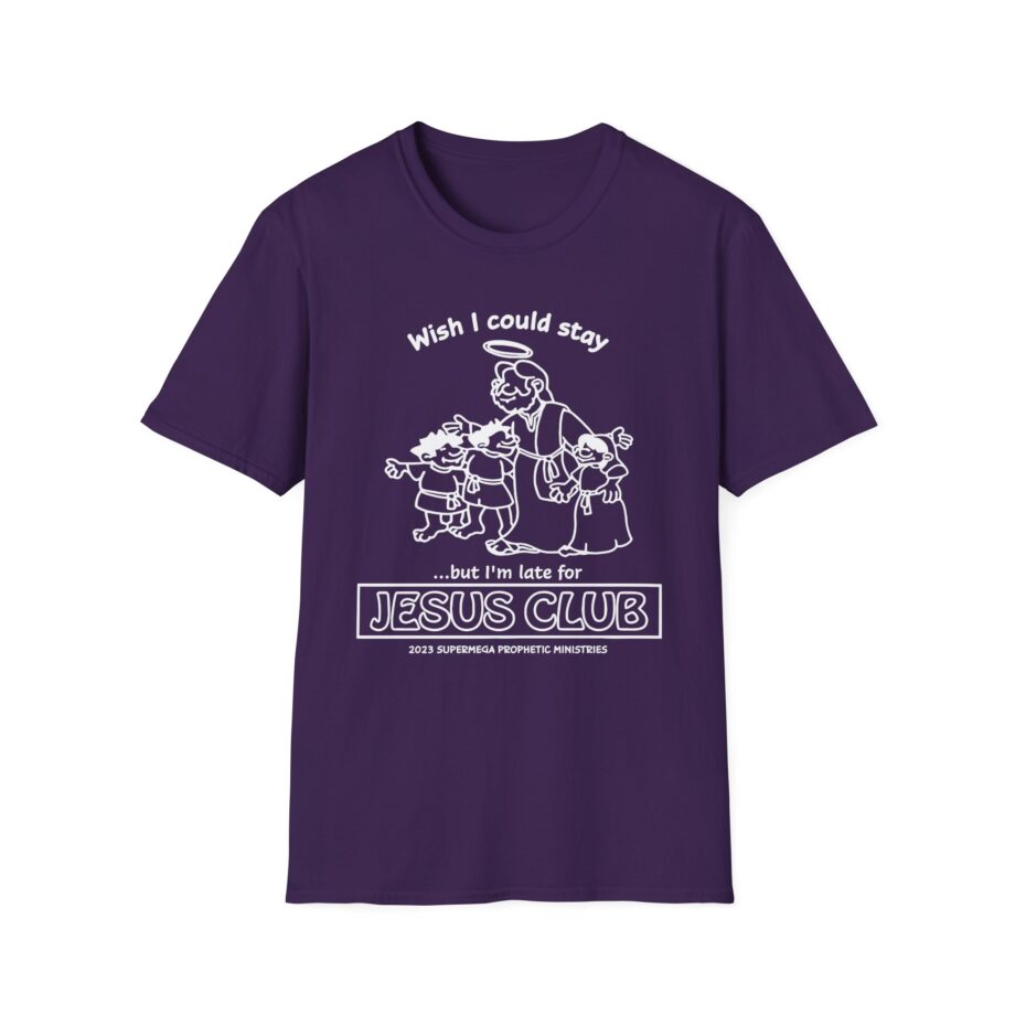 Supermega Jesus Club Unisex Softstyle T-shirt
