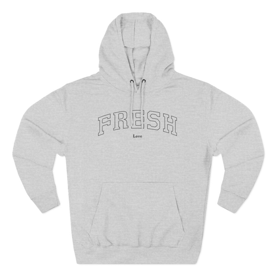 Fresh Love Varsity Three-Panel Fleece Hoodie