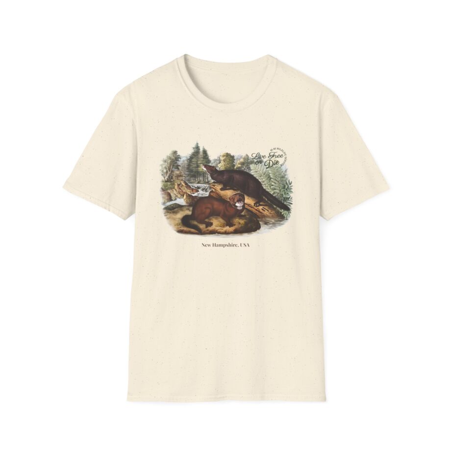 Live Free or Die in Mogul Hampshire Unisex Softstyle T-shirt