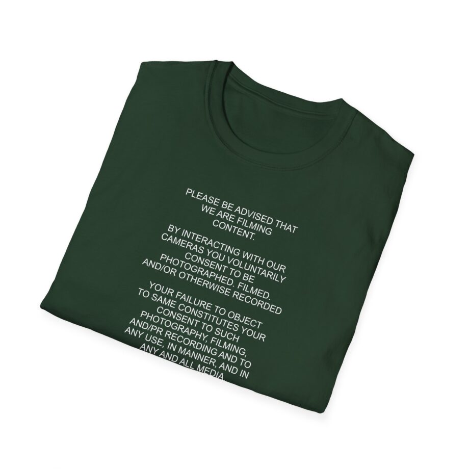 Nekrogoblikon We Are Filming Content Unisex Softstyle T-Shirt