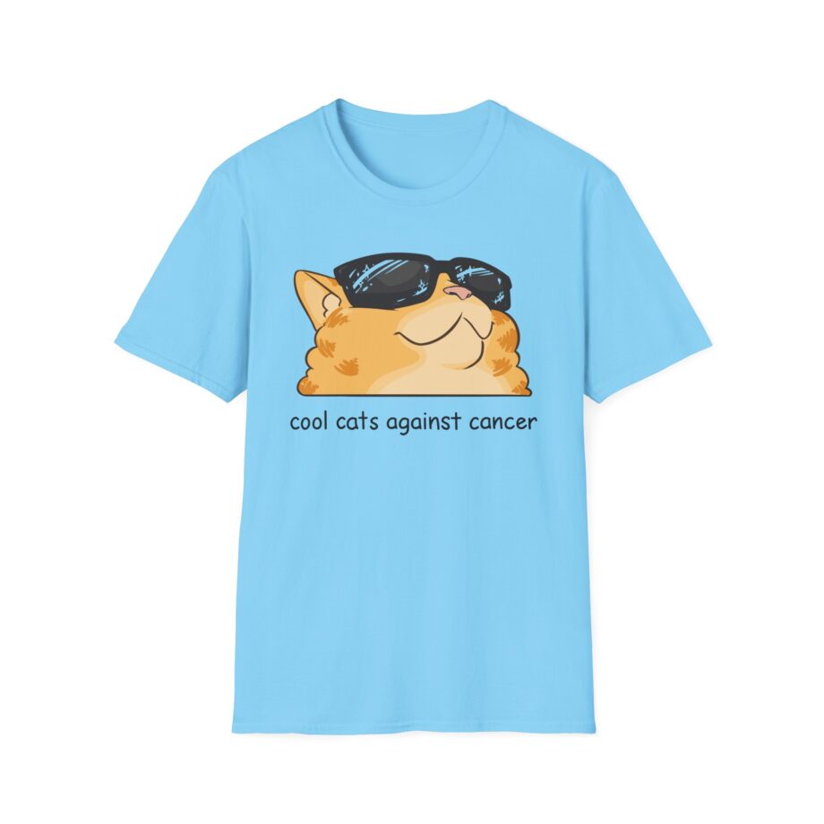 Lilsimsie Cool Cats Against Cancer Unisex Softstyle T-shirt