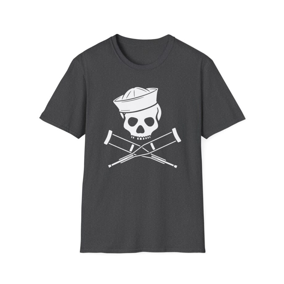 Jackass Sailor Skull & Crossbones Unisex Softstyle T-Shirt