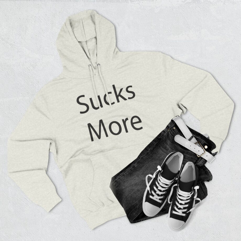 Hamzah Sucks More Tee Three-panel Fleece Hoodie
