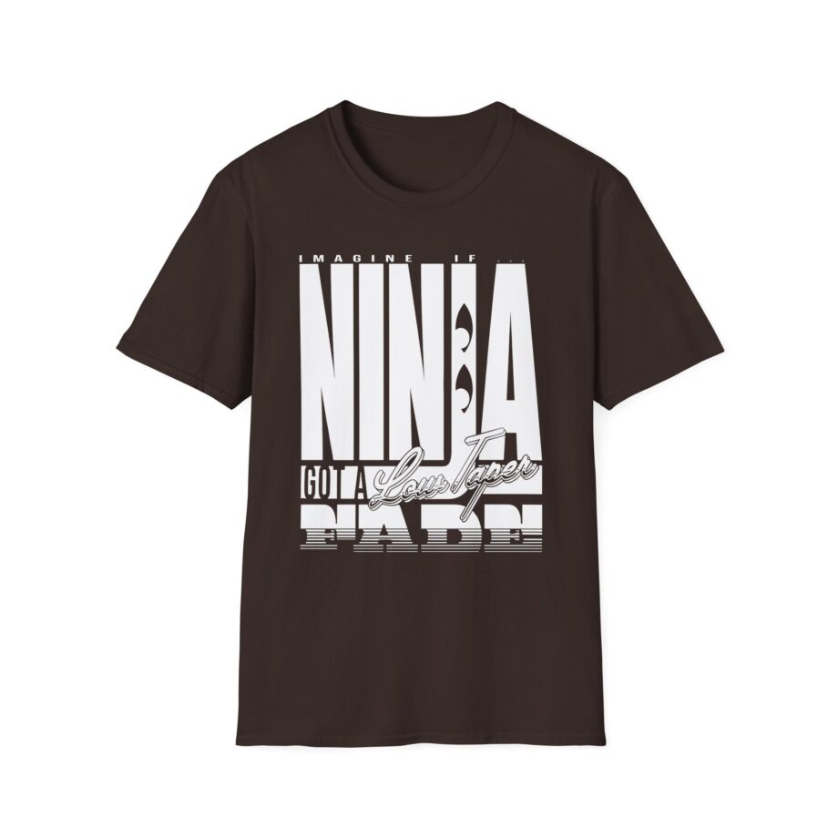Ninja  Low Taper Fade Tan Unisex Softstyle T-shirt