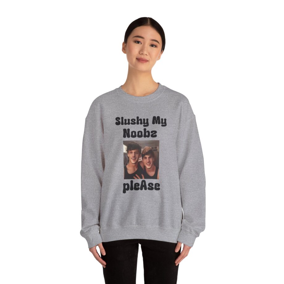 Slushy Noobz Martin and Hamzah Comedy Unisex Heavy Blend Crewneck Sweatshirt