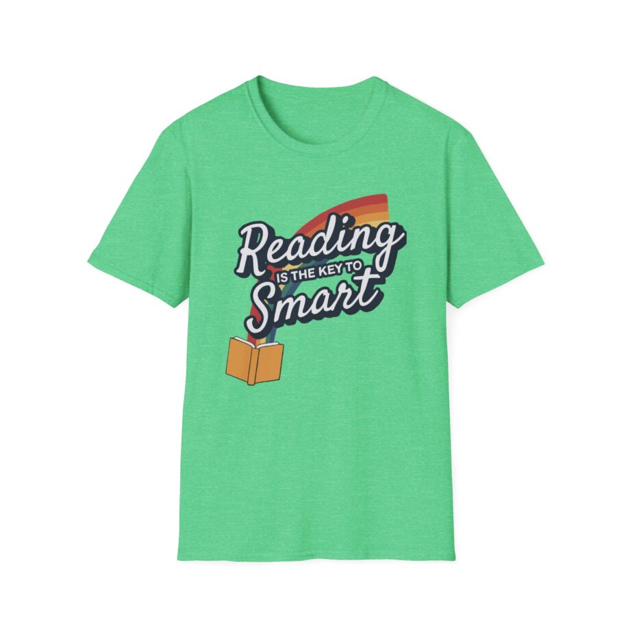 Nate Bargatze Reading is the Key to Smart Unisex Softstyle T-Shirt