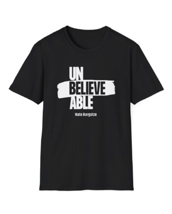 Nate Bargatze  Unbelievable Unisex Softstyle T-Shirt