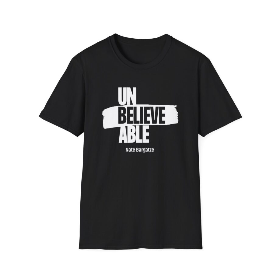 Nate Bargatze  Unbelievable Unisex Softstyle T-Shirt