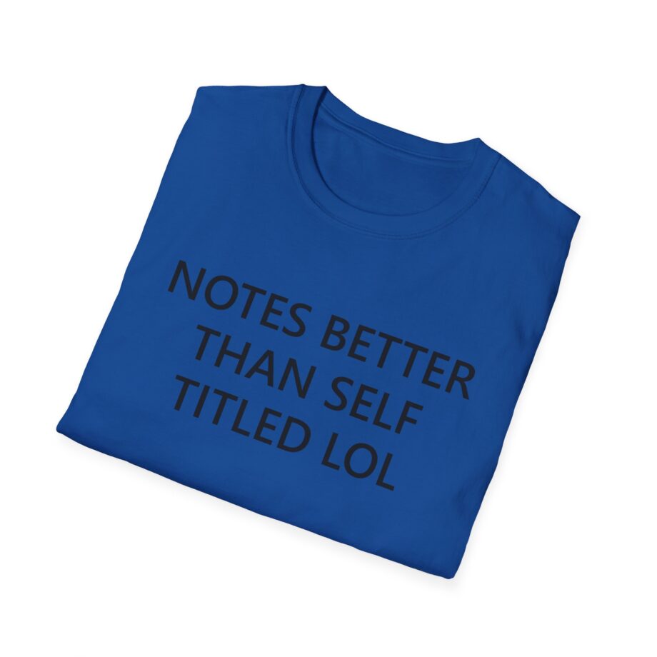 The  Notes > Self Titled Unisex Softstyle T-shirt