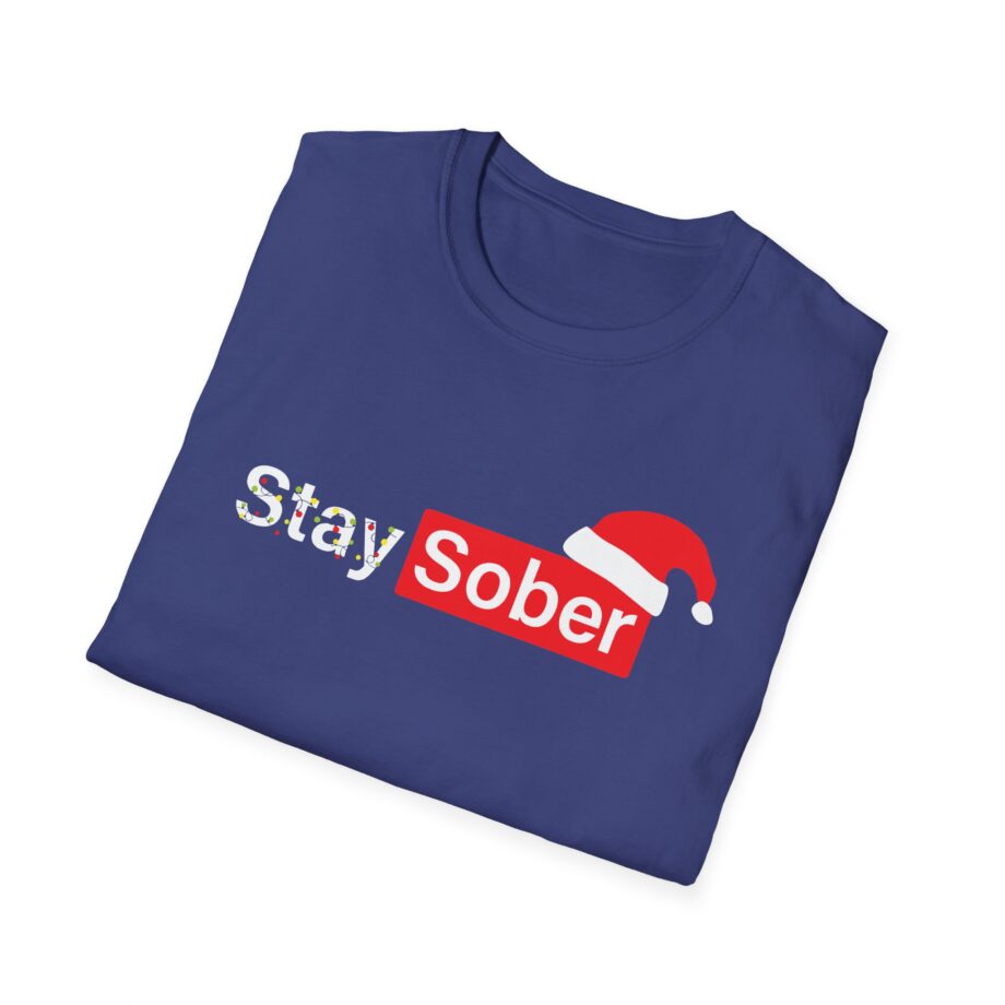 Daydrian Harding Xmas Stay Sober Unisex Softstyle T-shirt