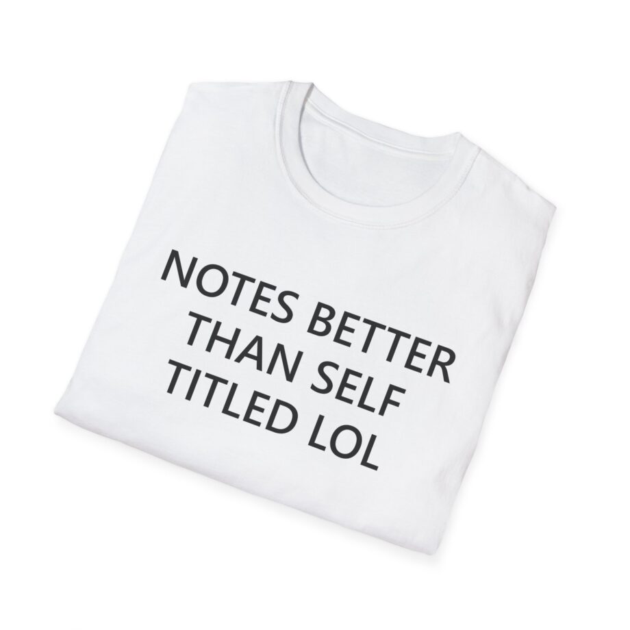 The  Notes > Self Titled Unisex Softstyle T-shirt