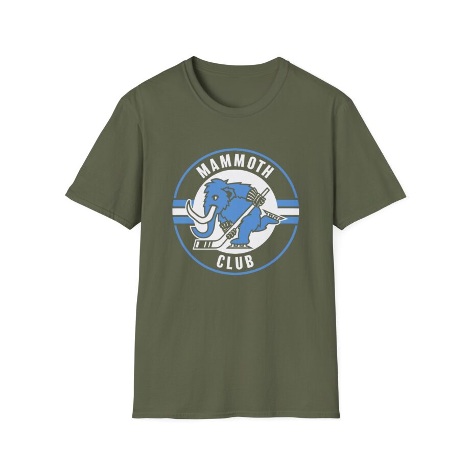 The Mammoth Club Hockey Logo Unisex Softstyle T-Shirt