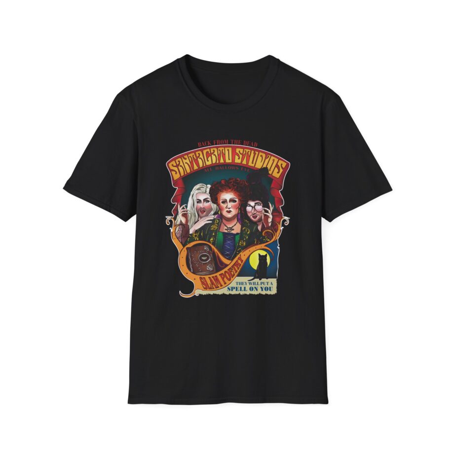 The Basement Yard Hocus Pocus Slam Poetry Unisex Softstyle T-shirt