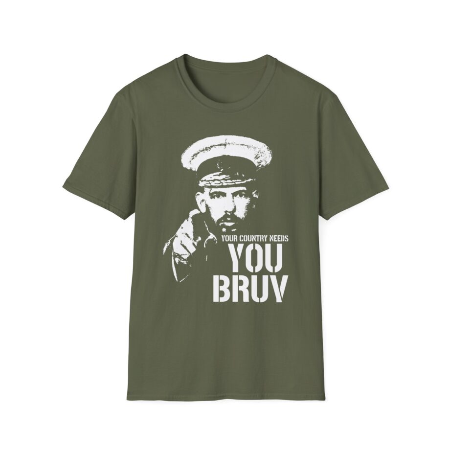 Andrew Tate Your Country Needs You Bruv Unisex Softstyle T-shirt