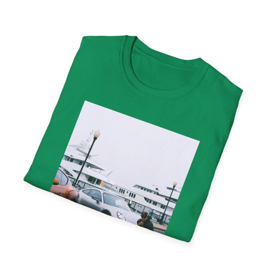 Larry June Spaceships on the Blade Unisex Softstyle T-shirt