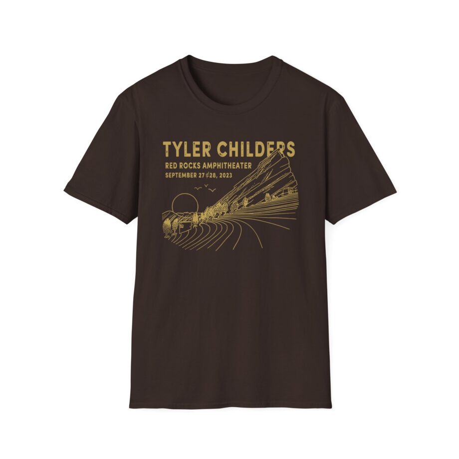 Tyler Childers Red Rocks '23 Unisex Softstyle T-shirt