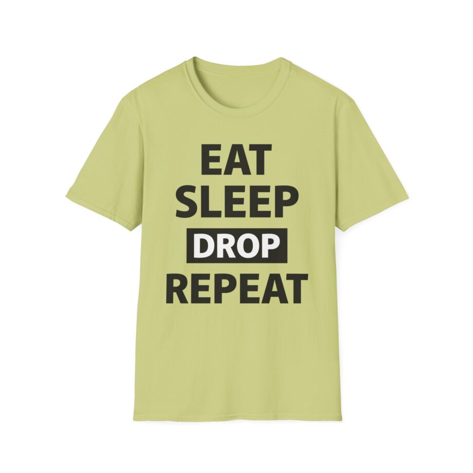 Morgz Eat Sleep Drop Repeat Unisex Softstyle T-Shirt