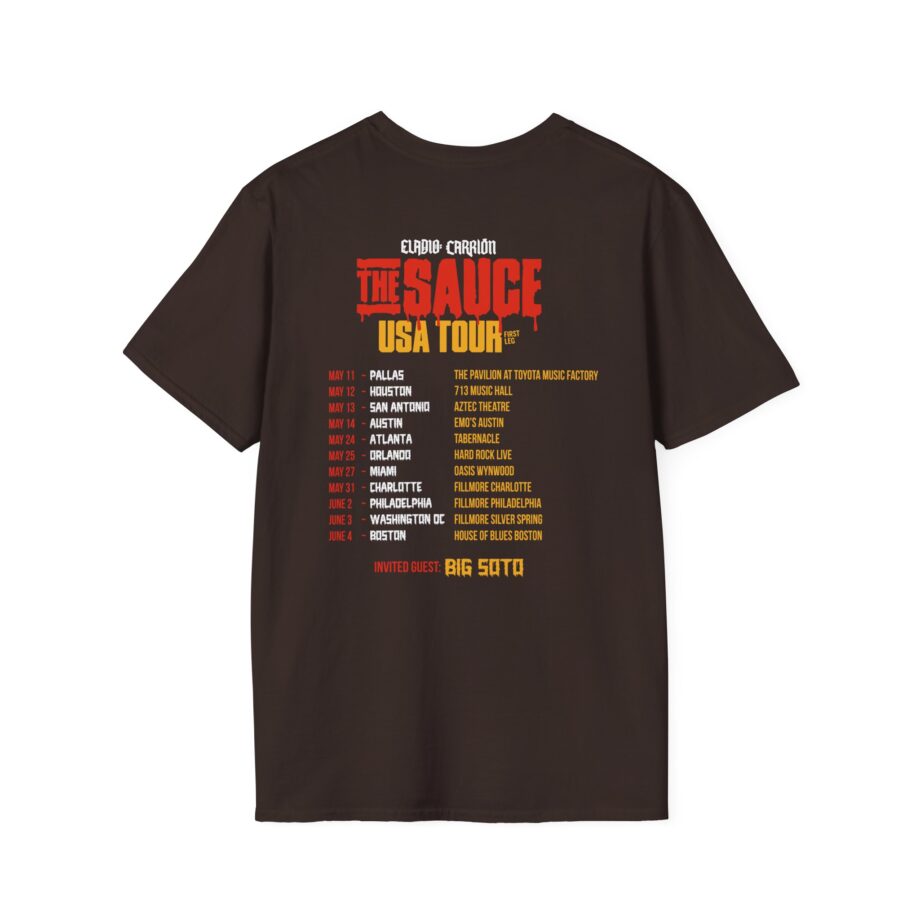 Eladio Carrion Sauce Boyz Usa Tour Unisex Softstyle T-Shirt