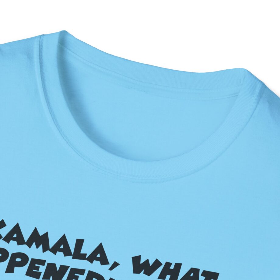 James Droz Kamala, What Happeneduhhh Unisex Softstyle T-shirt