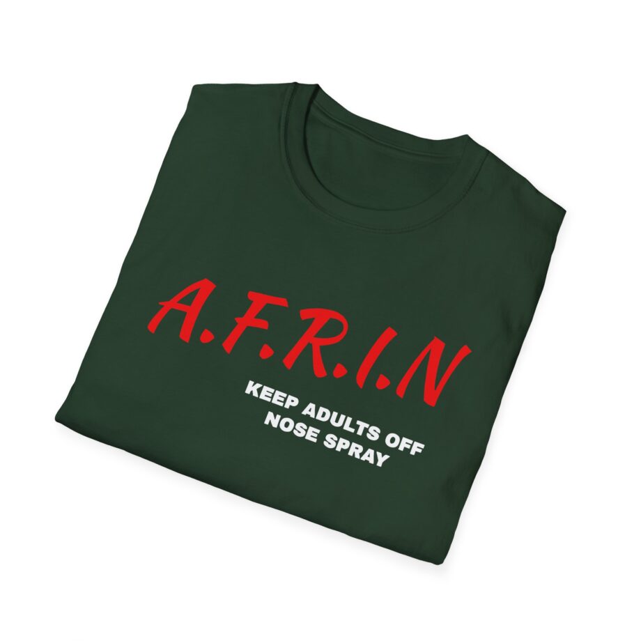 Nate Bargatze Afrin Keep Adults of Nose Spray Unisex Softstyle T-Shirt