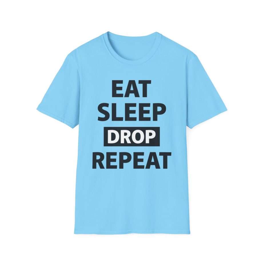 Morgz Eat Sleep Drop Repeat Unisex Softstyle T-Shirt