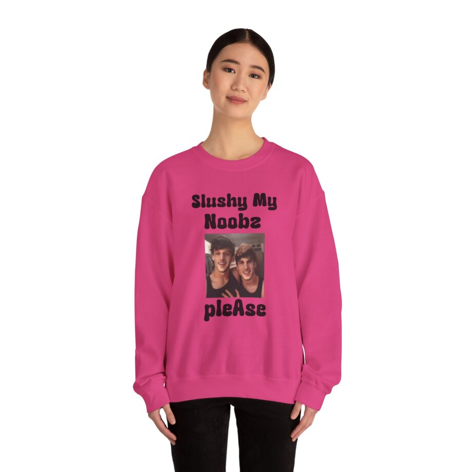 Slushy Noobz Martin and Hamzah Comedy Unisex Heavy Blend Crewneck Sweatshirt