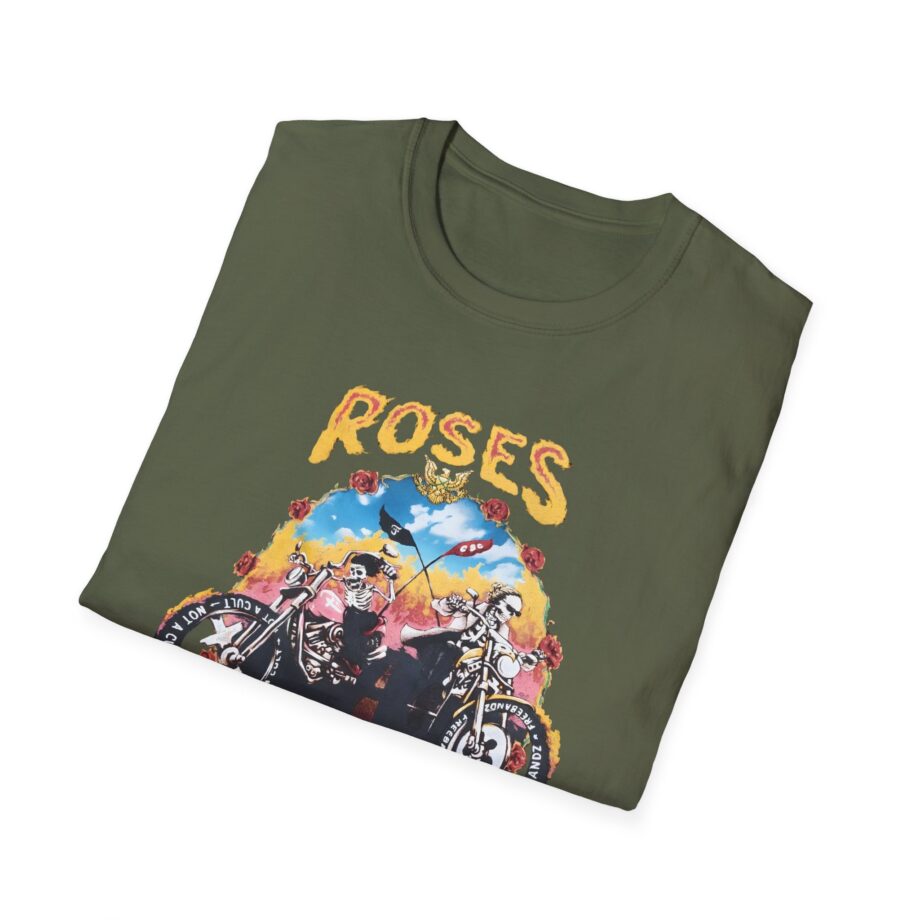 Not a Cult X Freebandz Roses Unisex Softstyle T-Shirt