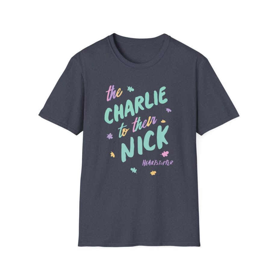Heartstopper Charlie to Nick Pride Unisex Softstyle T-Shirt