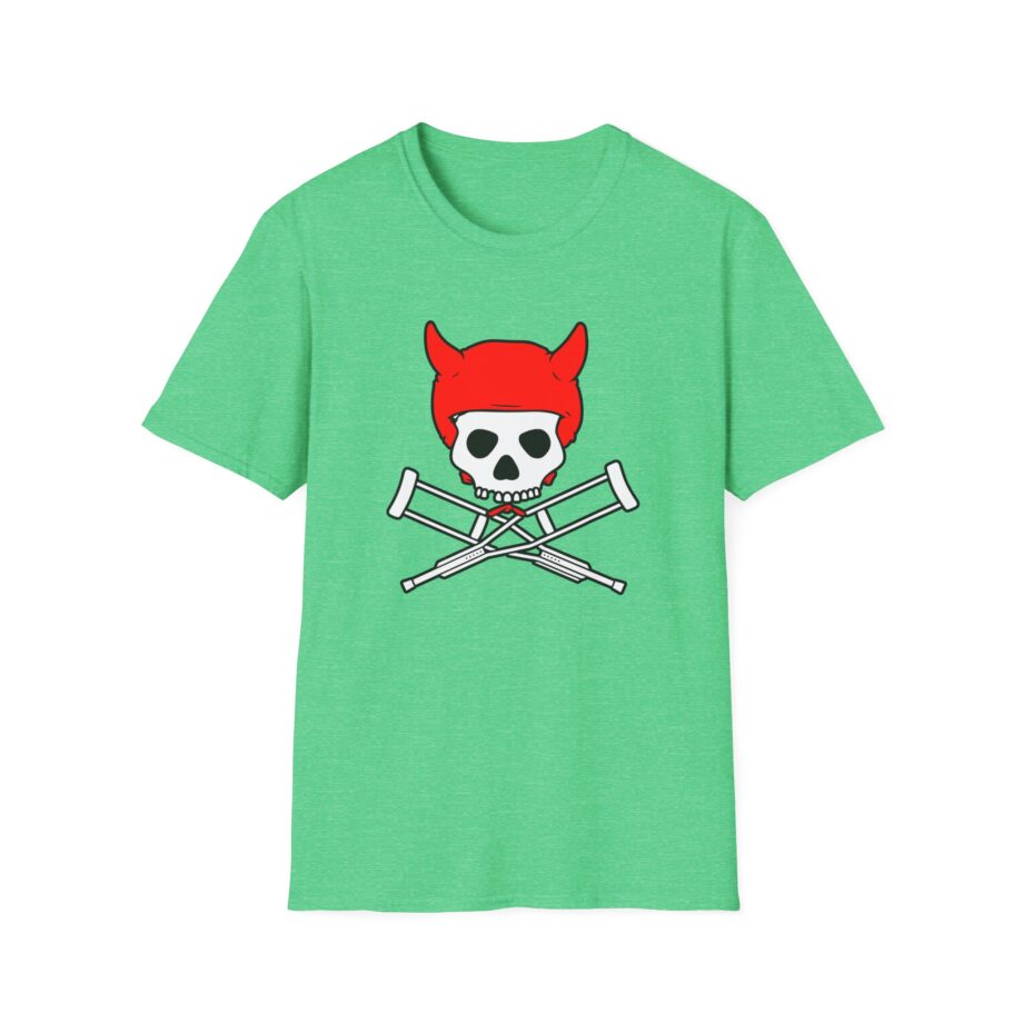 Jackass Devil Horns Skull & Crossbones Unisex Softstyle T-Shirt
