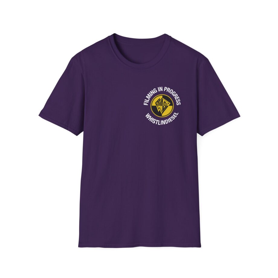 Whistlindiesel Filming in Progress Unisex Softstyle T-shirt