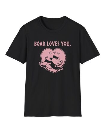 Valheim Boar Loves You Unisex Softstyle T-shirt