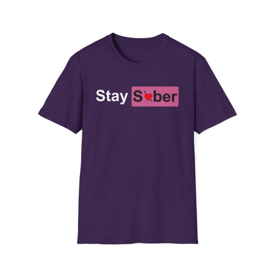 D’aydrian Harding Stay Sober Valentine's Day Unisex Softstyle T-shirt