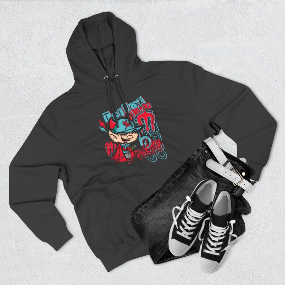Trevor Bauer Diablo's Cartoon Three-Panel Fleece Hoodie