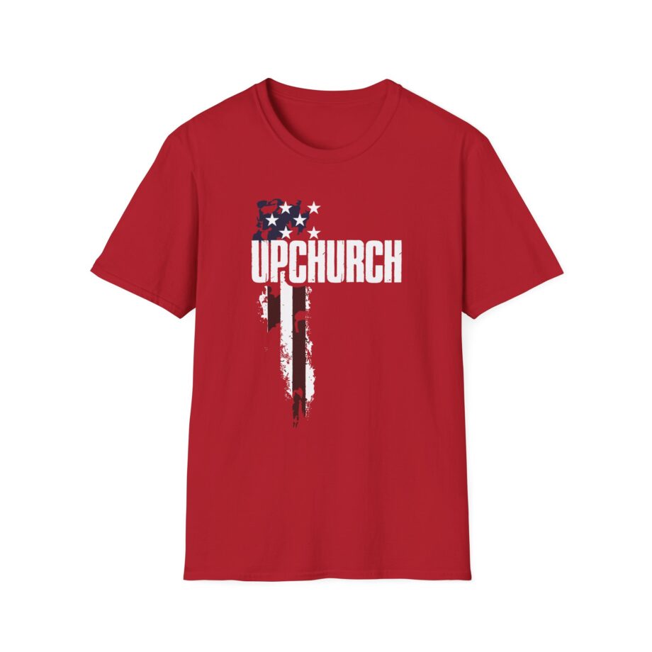 Upchurch Family American Flag Graphic Unisex Softstyle T-Shirt