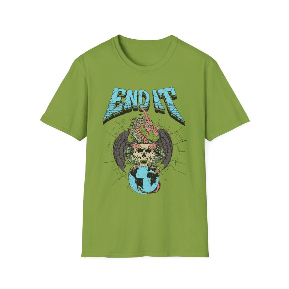 End It Dragon Skull Unisex Softstyle T-Shirt