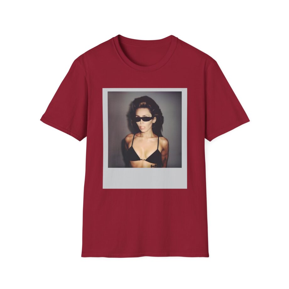 Miley Cyrus Polaroid Photo Unisex Softstyle T-Shirt