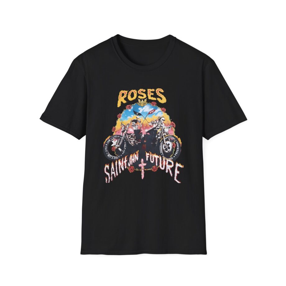 Not a Cult X Freebandz Roses Unisex Softstyle T-Shirt