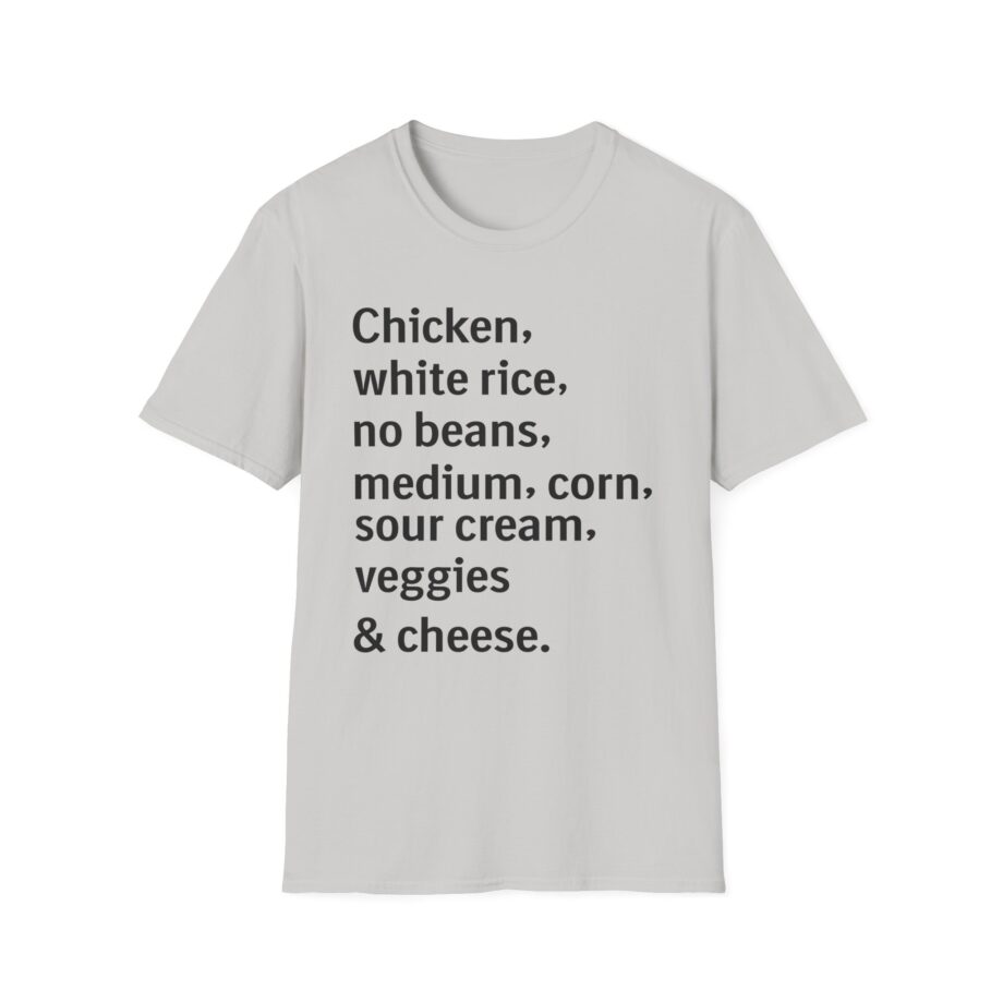 Chipotle Custom Order Unisex Softstyle T-shirt
