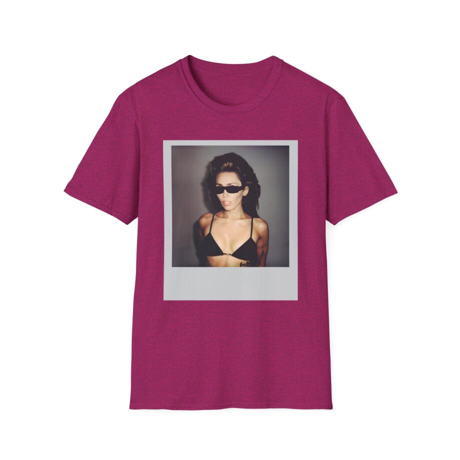 Miley Cyrus Polaroid Photo Unisex Softstyle T-Shirt