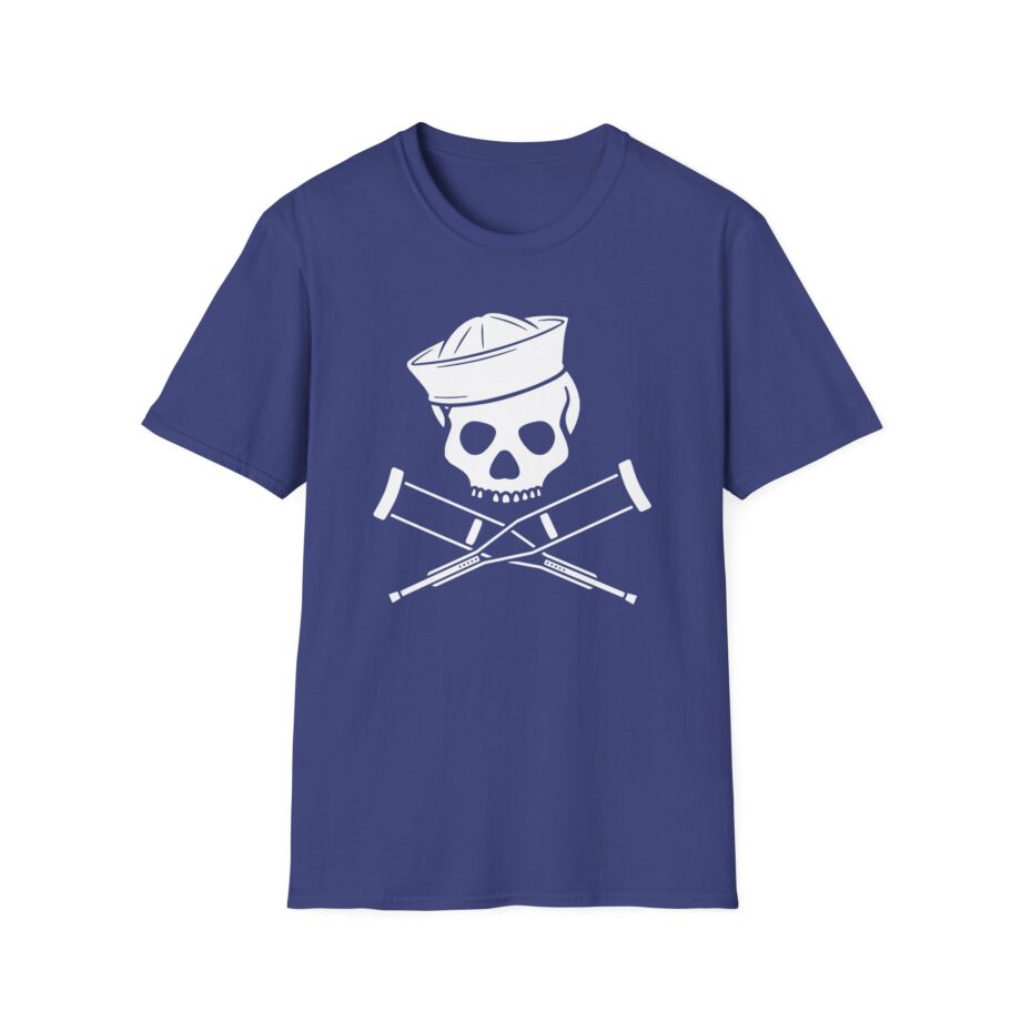 Jackass Sailor Skull & Crossbones Unisex Softstyle T-Shirt