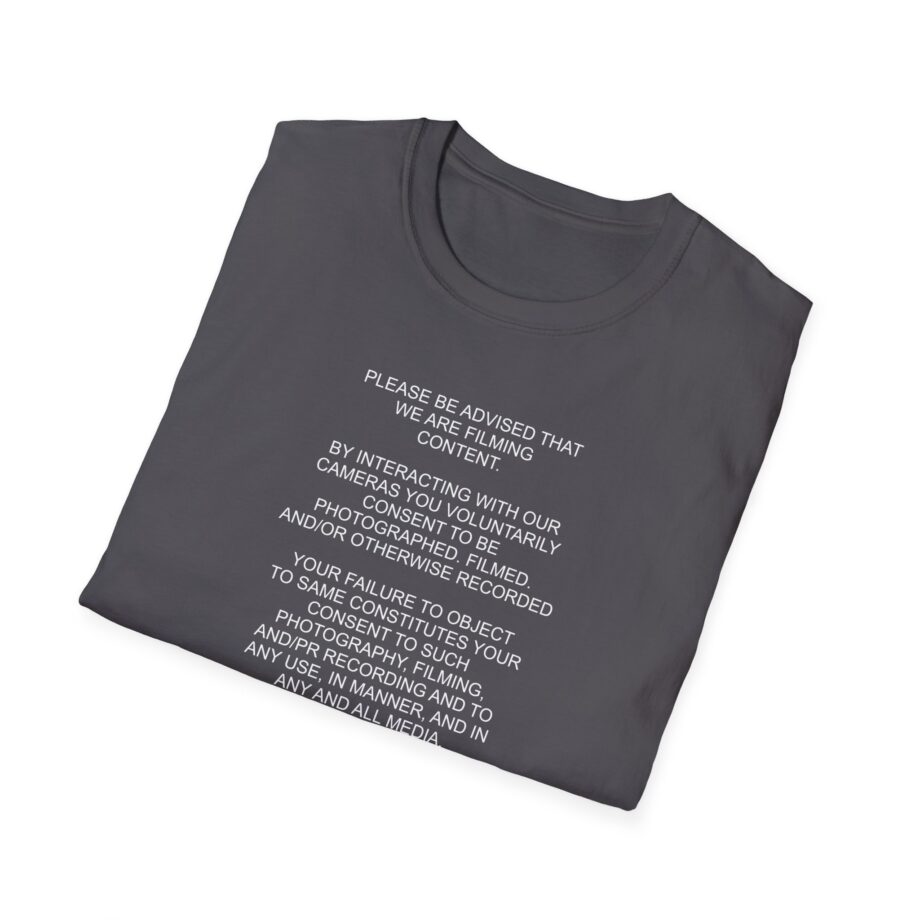 Nekrogoblikon We Are Filming Content Unisex Softstyle T-Shirt
