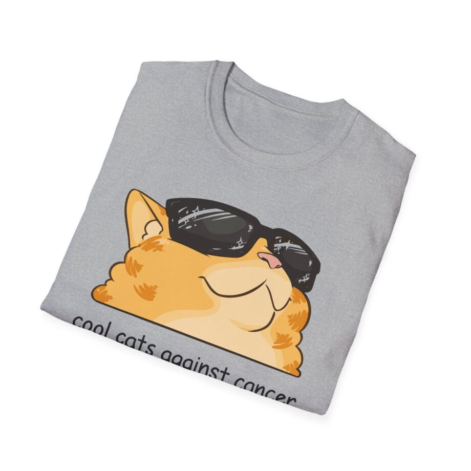 Lilsimsie Cool Cats Against Cancer Unisex Softstyle T-shirt