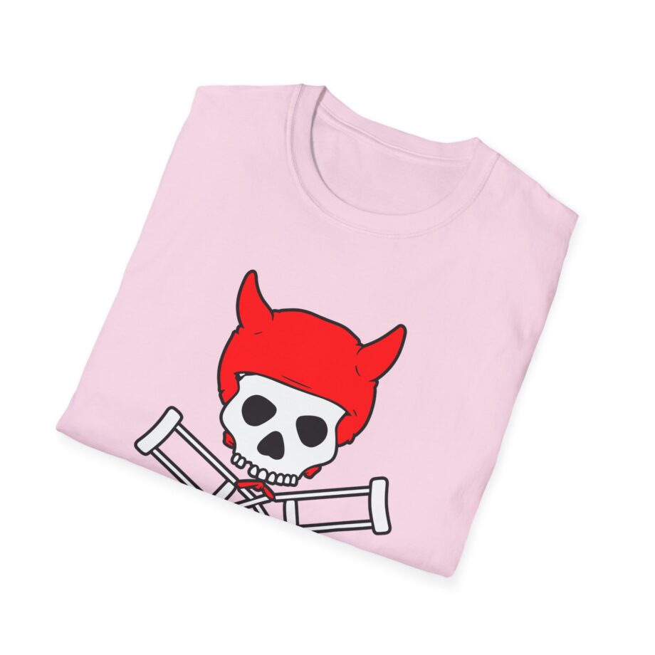Jackass Devil Horns Skull & Crossbones Unisex Softstyle T-Shirt