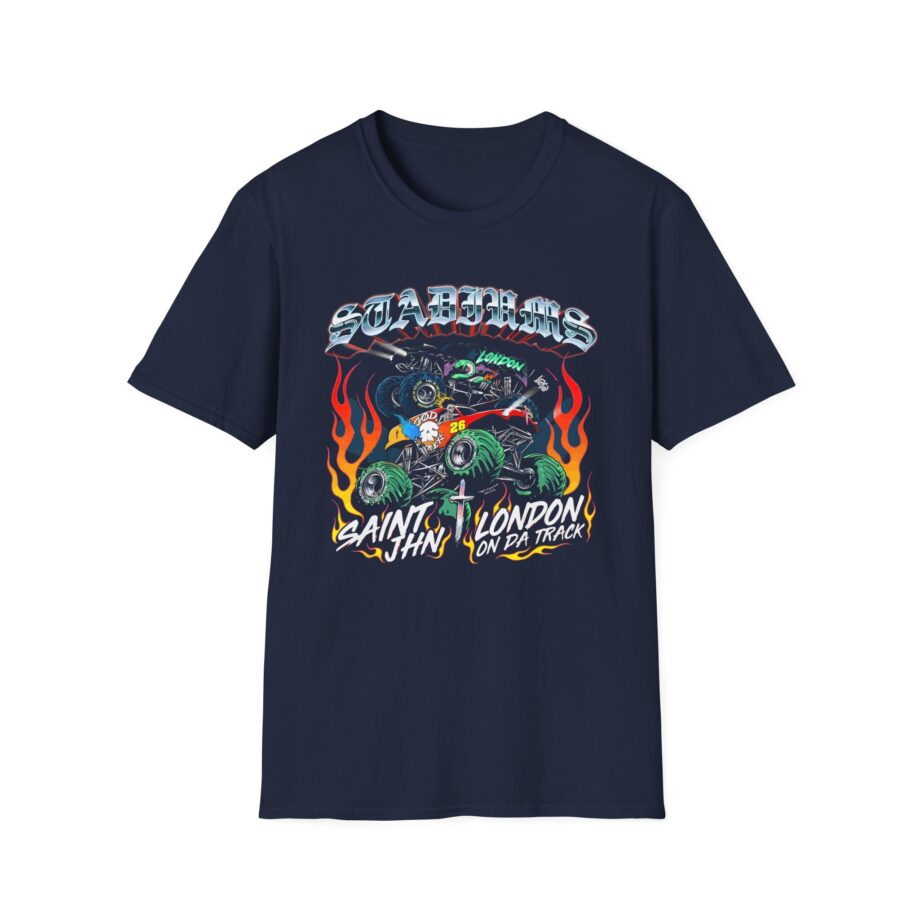 Saint Jhn Stadiums With London on Da Track Unisex Softstyle T-Shirt