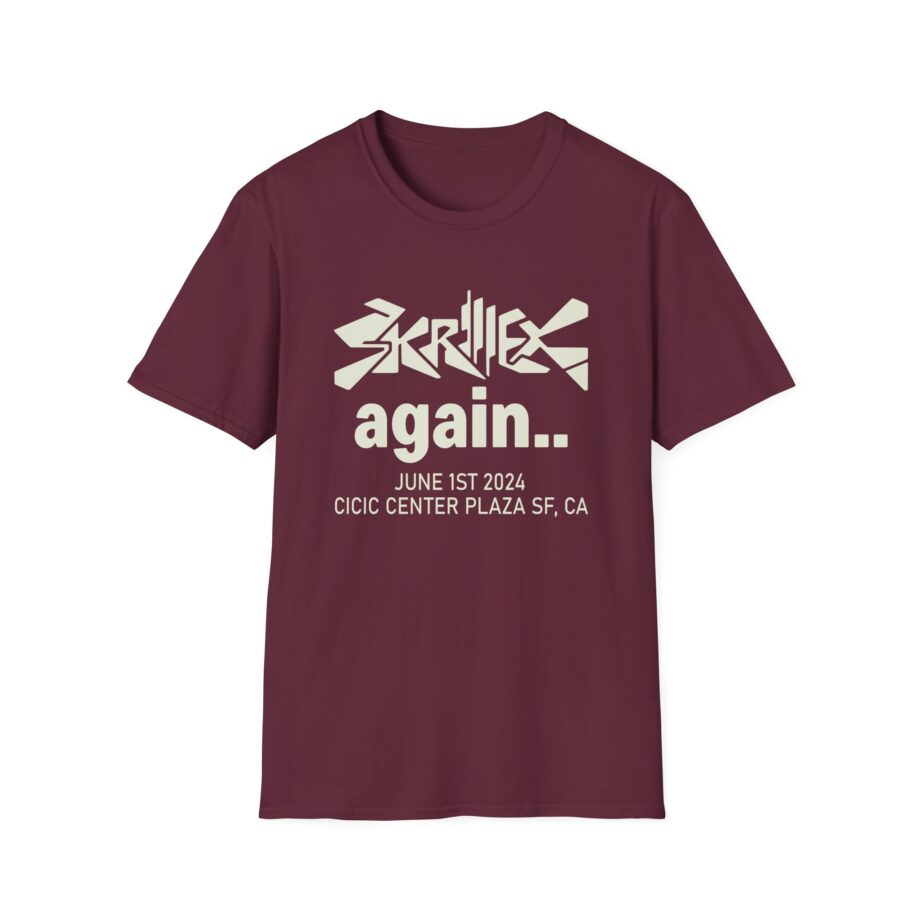 Skrillex Fred Again Civic Center  Unisex Softstyle T-Shirt