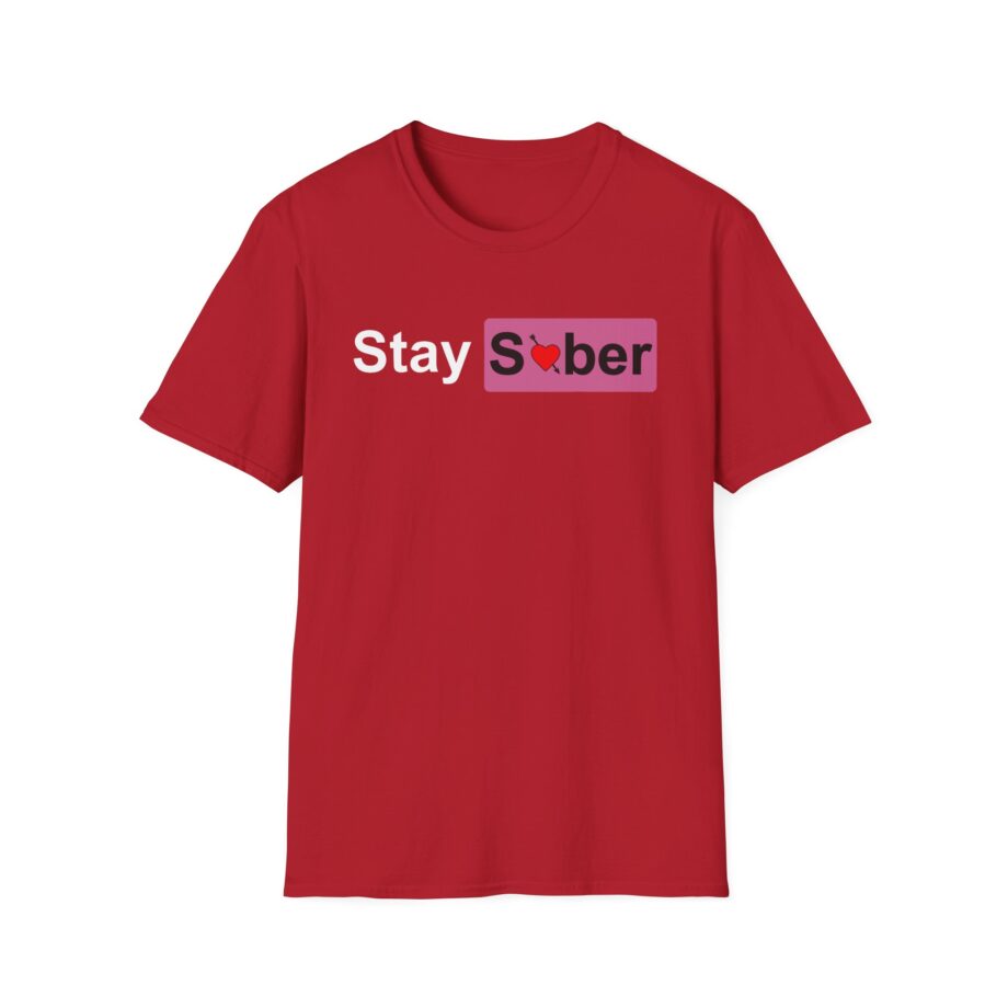 D’aydrian Harding Stay Sober Valentine's Day Unisex Softstyle T-shirt