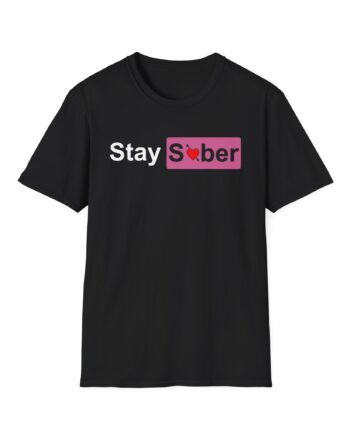 D’aydrian Harding Stay Sober Valentine's Day Unisex Softstyle T-shirt