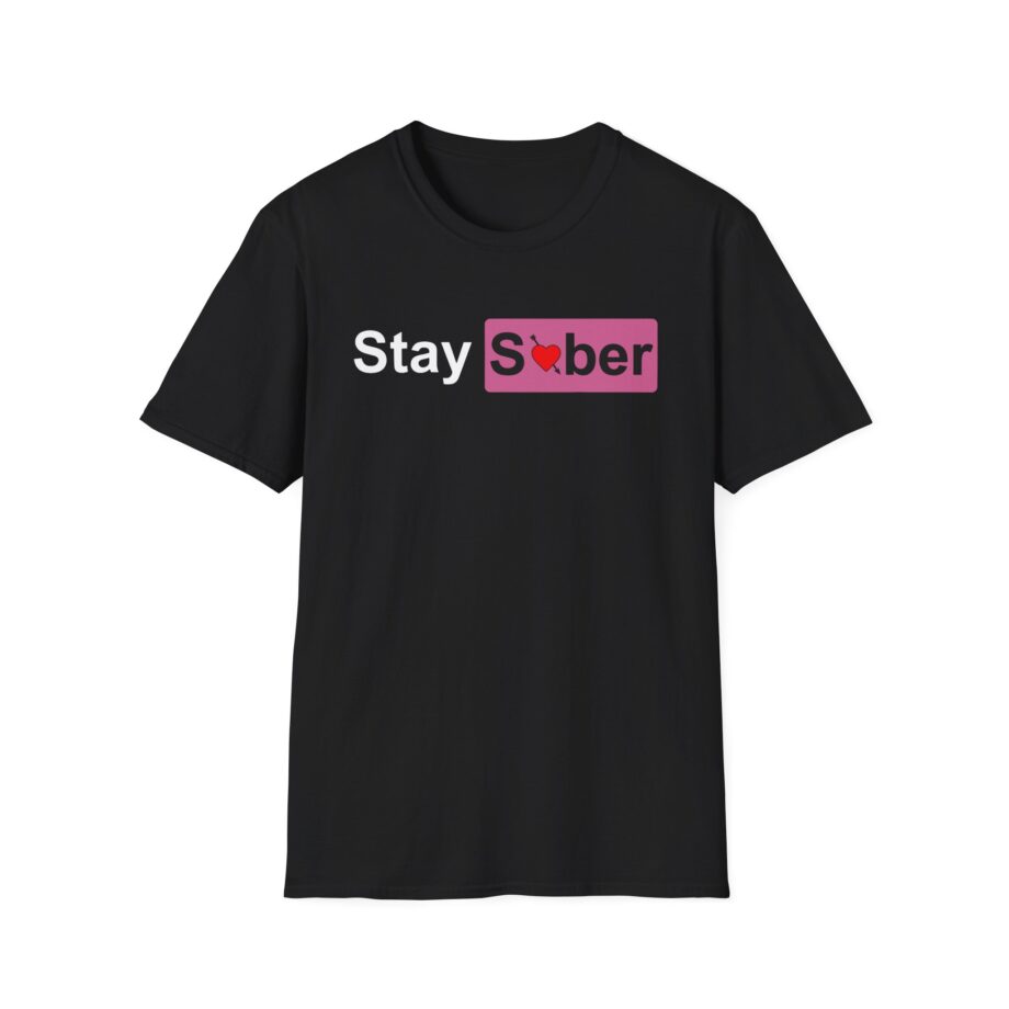D’aydrian Harding Stay Sober Valentine's Day Unisex Softstyle T-shirt